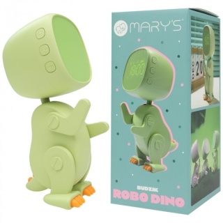 Budzik zielony "Robo dino" dla dziecka na prezent