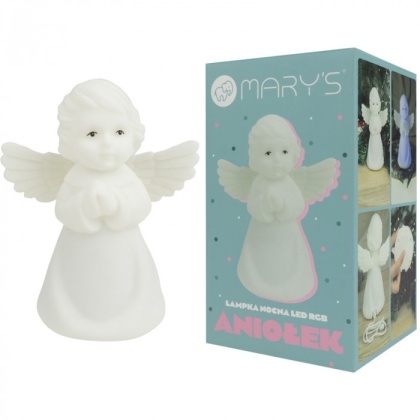 Lampka nocna "Aniołek" LED RGB 2.5W dla dziecka na prezent