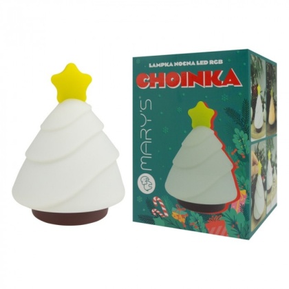Lampka nocna "Choinka" LED RGB 2.5W dla dziecka na prezent