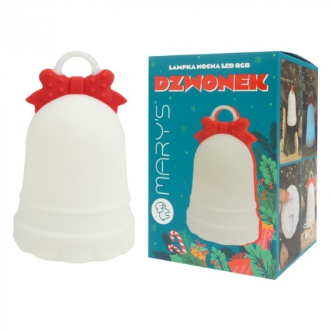 Lampka nocna LED w kształcie dzwonka z efektem RGB