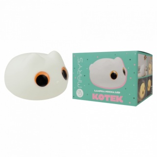 Lampka nocna "Kotek" LED 0.2W dla dziecka na prezent