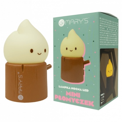 Lampka nocna "Mini płomyczek" LED 0.4W dla dziecka na prezent
