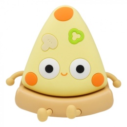 Zabawna lampka Pizza z ciepłym światłem do pokoju dziecka