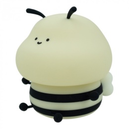 Lampka nocna LED dla dzieci w kształcie pszczoły z miękkiego silikonu