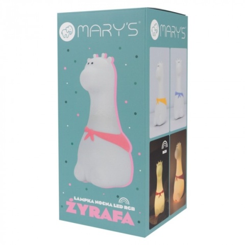 Przyjazna żyrafa – dotykowa lampka nocna LED RGB