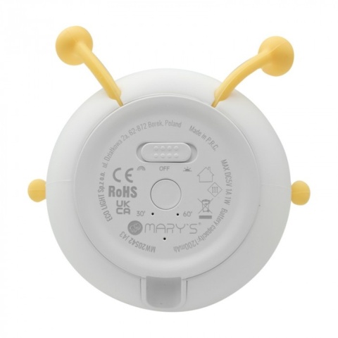 Lampka LED RGB gruszka zasilana przez USB – widok ogólny