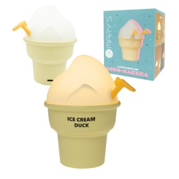 Lampka nocna LED w kształcie żółtej kaczuszki