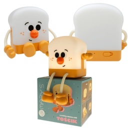 Lampka nocna LED w kształcie uśmiechniętego Tosćika