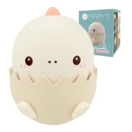 Różowa lampka nocna Baby Dino LED świecąca kolorowym światłem