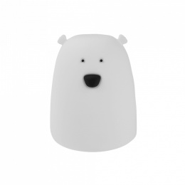 Miś biały RGB z funkcją ciepłego światła LED