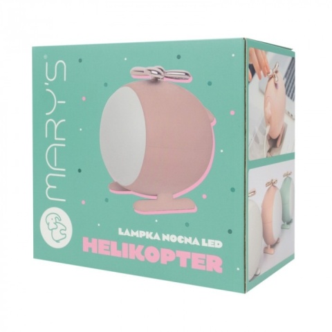 Lampka helikopter LED z funkcją zmiany barwy światła i ładowaniem USB