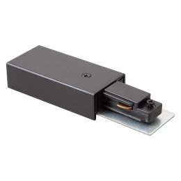 Zasilanie + Zaślepka Do Szynoprzewodu Czarny 1-Obwodowy