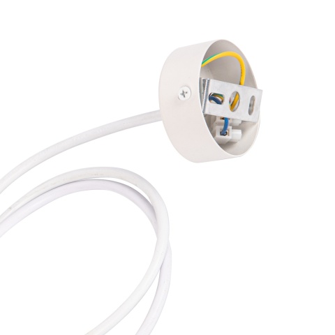 Zawiesie Zasilające Prowadnica Track Biały 1-Obwodowy v2.0