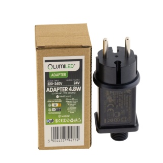 Adapter zasilający 24V do girland solarnych 4.8W 230V IP44 CALLIS2 SOLLIS