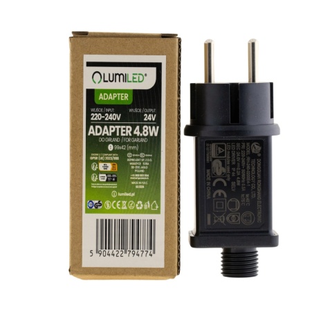 Zasilacz LED 24 V AC/DC IP44 do dekoracji zewnętrznych