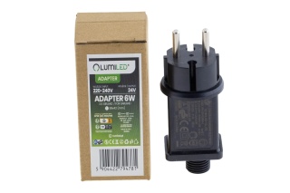 Adapter zasilający 24V do girland solarnych 6W 230V IP44 CALLIS2 SOLLIS
