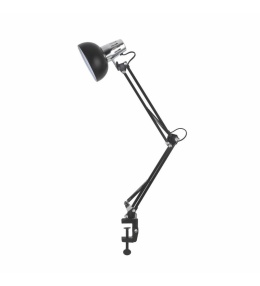 LAMPKA KREŚLARSKA E27 DAKOTA Czarny Chrom