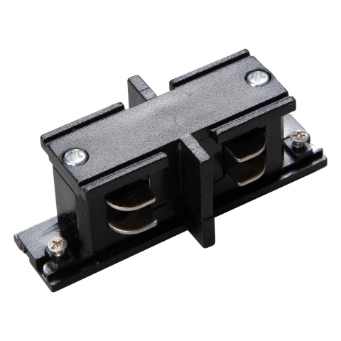 Łącznik Szynoprzewodu Track Czarny 3-Obwodowy Typ: Prosty Mini