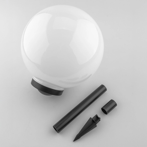 Lampa Solarna ATRIS LED Kula 30 cm RGB Wbijana Ogrodowa IP44