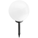 Lampa Solarna ATRIS LED Kula 30 cm RGB Wbijana Ogrodowa IP44