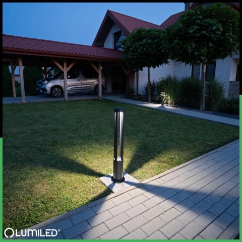 Słupek Lumiled QUERO 20 W LED – eleganckie oświetlenie ogrodowe