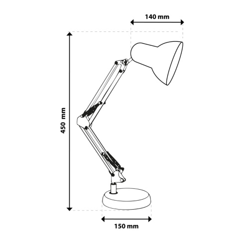 Designerska lampka TOBI w pastelowym odcieniu niebieskiego