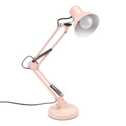 Regulowana lampka biurkowa z uchwytem i długim przewodem
