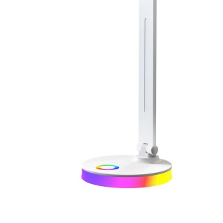 Lampka biurkowa Biała 5W LED RGB Nowoczesna Zamiana kolorów i barwy światła BRUNO