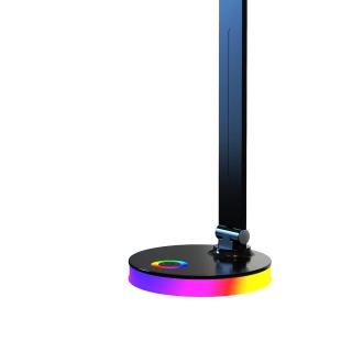 Lampka biurkowa Czarna 5W LED RGB Nowoczesna Zamiana kolorów i barwy BRUNO
