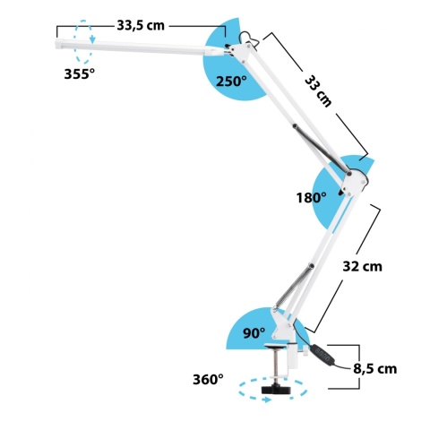 Lampka LED COSMI 12W z funkcją CCT i ściemnianiem