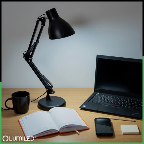 Stylowa lampka LED MARTI 7W – czarne wykończenie