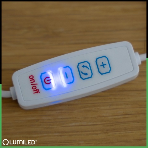 Lampka biurkowa LUCA z mobilnym ramieniem i funkcją zmiany barwy