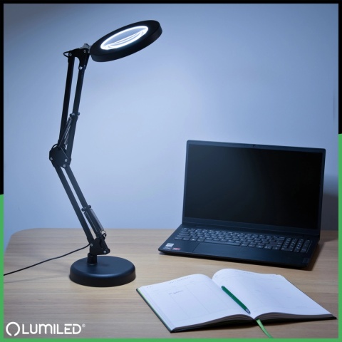 Profesjonalna lampka kreślarska LUCA z podświetleniem CCT