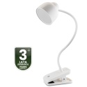 Lampka biurkowa LED TESA 2 5W CCT Biała szkolna kreślarska USB regulowana