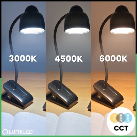 Lampka biurkowa Lumiled TESA 2 – widok z boku