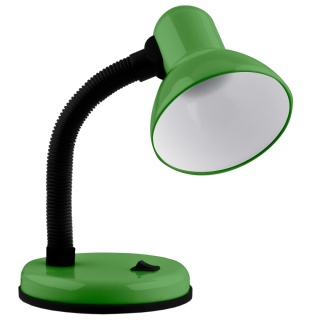 Lampka biurkowa SARA E27 Zielona regulowana szkolna nocna Lumiled