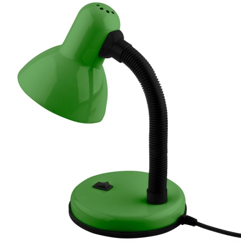 Lampka SARA zielona – E27, moc do 12W, idealna do nauki