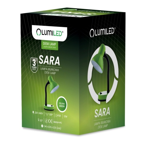 Lampka dziecięca SARA zielona – stylowa i funkcjonalna