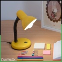 Żółta lampka SARA Lumiled E27 na biurko