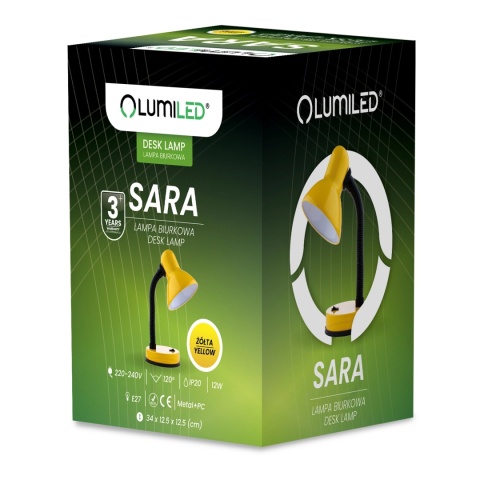 Lampka dziecięca SARA żółta – energia i design