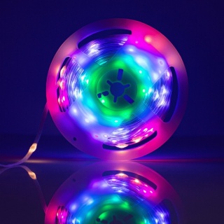 Magiczne lampki LED RGB USB IP65 200 led 10m Pilot Aplikacja DC 5V