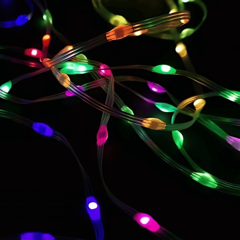 Magiczne lampki LED RGB USB IP65 600 led 30m Aplikacja DC 5V 1mln kolorów