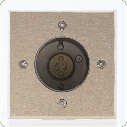 Oprawa najazdowa do LED GU10 kwadrat IP67 230V Podjazd Parking do YKY 3x1,5