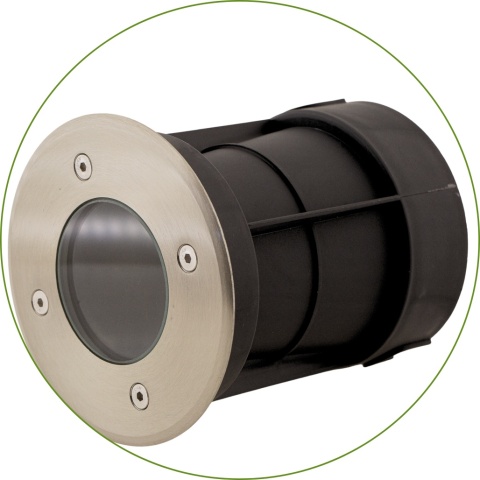 Oprawa najazdowa do LED GU10 okrągła IP67 230V Podjazd Parking do YKY 3x1,5