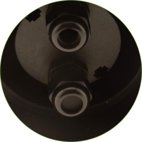 Oprawa najazdowa do LED GU10 okrągła IP67 230V Podjazd Parking do YKY 3x1,5