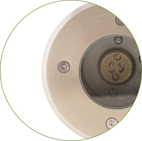 Oprawa najazdowa do LED GU10 okrągła IP67 230V Podjazd Parking do YKY 3x1,5