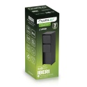 Słupek ogrodowy IBERI 2x gniazdo 230V IP65 czarny mat Lumiled