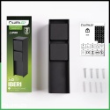 Słupek ogrodowy IBERI 2x gniazdo 230V IP65 czarny mat Lumiled