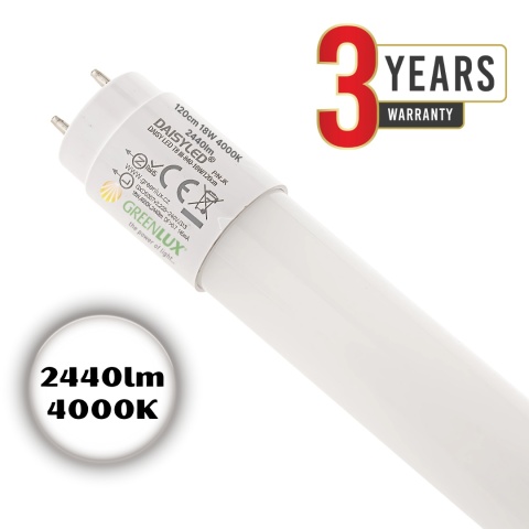 Świetlówka LED T8 120 cm 18W neutralna 4000 K doskonała do warsztatu