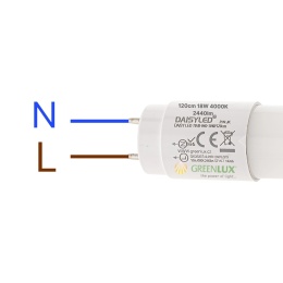 Tuba liniowa LED Greenlux 2440 lm oświetlenie biura / sklepu